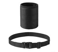 Sac à outils pour ongles avec doublure en métal de grand diamètre, construction en nylon résistant à l'usure et grande capacité de rangement pour outils et papeterie, noir (B)