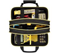 Sac à outils pour testeur de câble Klein Tools VDV501-851/VDV526-200/VDV500 | Sac à outils à 5 couches, pour testeurs RJ45 VDV500-705, VDV501-851, VDV500-123, 80072 RJ45, sondes de traceur, amorçage