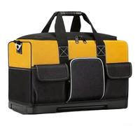 Sac à outils prêt à l'emploi avec 16 poches au total, y compris des compartiments internes et externes pour des solutions de rangement complètes d'outils (40,6 cm)