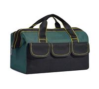 Sac à outils professionnel durable avec coutures renforcées, fermetures éclair surdimensionnées avec 14 poches pour une grande organisation des outils, grand sac à outils