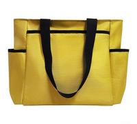 Sac à outils robuste en tissu Oxford 1680D de grande capacité (jaune)