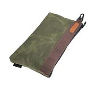 Sac à outils robuste en toile cirée de qualité industrielle résistante aux déchirures - Grande capacité de 30,5 x 20,3 x 20,3 cm - Support vertical professionnel