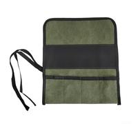 Sac à outils robuste enroulable avec plusieurs compartiments pour outils à main, clés, pinces, tournevis, boucle de sécurité et boucle de suspension