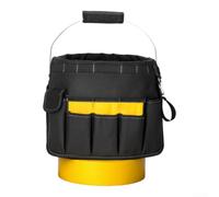 Sac à outils robuste Oxford 600D avec sangles élastiques et poignées rembourrées pour le nettoyage extérieur (1 trousse à outils)