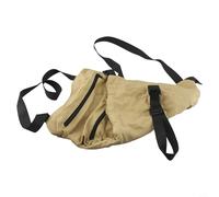 Sac à Outils, Sac à Outils Enroulable en Toile à 5 Poches, Kaki