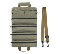 Sac à Outils, Sac à Outils étanche avec bandoulière réglable et Fermetures éclair antirouille Multicolores(Army Green)