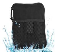 Sac à outils, sac à outils utilitaire, sac à ceinture à fermeture éclair, petit sac à outils, portefeuille d'extérieur - Organiseur de poche, nylon, Noir/blanc, Consulte la descripción, Voir