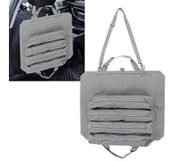 Sac à Outils, Sac de Rangement de Voiture Rollup, Organisateur de Sacs de porteurs imperméable en Polyester avec Poche de Rangement Multiples pour mécanicien, électricien, (Grau)