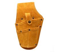 Sac à Outils, Sac de Rangement for Outils en Cuir de Vache à 2 Couches, Jaune, 280 x 170 mm