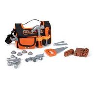 Smoby Caisse à outils Black + Decker tissu + 4 Acs