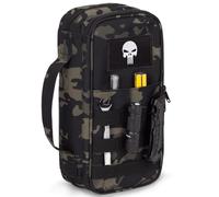 Sac à Outils Tactique pour Homme - Pochette à Large Ouverture, Résistante à l’Eau, Polyvalente avec Poignée Zippée - Boîte à Outils Compacte et Robuste pour Électriciens, Charpentiers et Bricoleurs