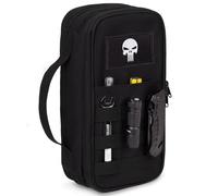 Sac à Outils Tactique pour Homme - Pochette à Large Ouverture, Résistante à l’Eau, Polyvalente avec Poignée Zippée - Boîte à Outils Compacte et Robuste pour Électriciens, Charpentiers et Bricoleurs