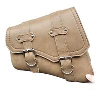 Sac à outils triangulaire pour moto en polyuréthane - Conçu pour un ajustement sûr et un rangement spacieux des essentiels d'équitation sur différentes motos (gauche)