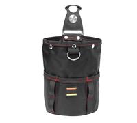 Sac à outils utilitaire - Pochette utilitaire en tissu Oxford avec clip de ceinture, petit sac de rangement pour mètre ruban, perceuse, marteau