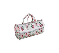 Hobby Gift Sac de rangement pour laine – Compartiment zippé pour aiguilles jusqu'à 40 cm, fraises