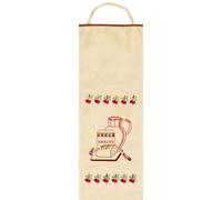 Sac À Pain Cerise Et Farine 100% Coton Ecru Gansé