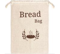 Sac À Pain,Lin Bio Extra Large 44 X 35 Cm 1 X Sac À Pain Sac De Rangement De NourritureSacs De Stockage De Pain