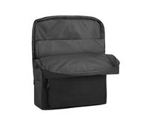 Sac à Panneau Solaire, Double Couche, Organiseur Portable en Nylon rembourré imperméable avec Plusieurs Poches et bandoulière pour Camping, randonnée, Noir, 64,8 x 55,9 x 11,4 cm, Noir, Refer to