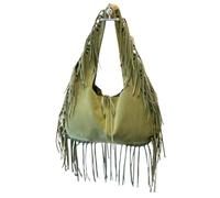 Sac à passe-hobo vintage sac à main sous-bras grand sac à bandoulière pour femmes (vert)