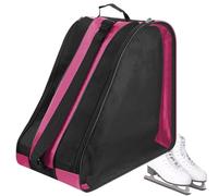 Sac à patins à glace - Sac à roulettes | Sac de rangement pour chaussures de patinage Oxford | Sac de patinage sur glace design à trois couches Sac de rangement pour chaussures