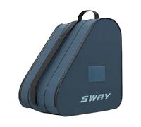 Sac à Patins à Roulette, Sac Patin a Glace En Nylon, Sac de Rangement pour Patins à Glace Sac pour Patins à Roues Alignées Trois Poches avec Bandoulière Réglable, pour Enfants et Adultes, Bleu