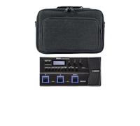 Sac à pédale multi-effets pour accessoires de guitare, sac à dos à bandoulière pour manette de DJ avec matériau imperméable, rembourrage anti-chocs, poches de rangement organisées, 36 x 23 x 24 cm