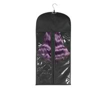 Sac à perruque avec cintre, organisateur de perruque | Rangement de perruques pour postiches, sac d'extension de cheveux avec cintre, sac de rangement pour extensions de cheveux, sac de