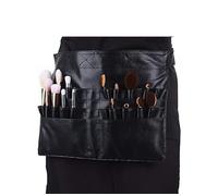 Sac à pinceaux de maquillage professionnel en cuir, pinceaux non inclus