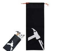 Sac À Piquets De Tente De Camping - Accessoires De Tente De Camping | Pochette à Cordon Tissu Oxford pour Stockage Clous Sol Toile de Plage Randonnée