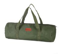 Sac à piquets de tente de camping | Sac de rangement Oxford 900D pour haubans et piquets | Pochette à outils étanche avec fermeture éclair et poignée pour équipement de randonnée en plein air (vert)
