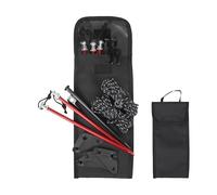 Sac à piquets de tente - Piquets de tente de camping en plein air | 3 sacs de rangement pour piquets de tente | Pochette à clous pour la randonnée | Poche portable pour outils à clou, marteau