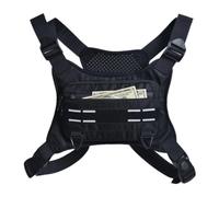 Sac À Poitrine En Cours D'exécution - Sac À Bandoulière Étanche Léger Pour Courir, Sangle Réglable Et Conception Respirante | Pack De Poitrine Sécurisé Pour Le Jogging, La Randonnée, Le Vélo, La Poche