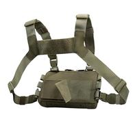 Sac À Poitrine - Gilet De Transport Tactique, Pack De Pochettes Utilitaires | Porte-Rangement De Portage Durable, Gilet De Transport D'équipement Zippé Polyvalent À des Fins De Voyage De Vie Act