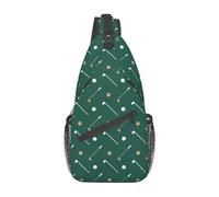 Sac À Poitrine Golf Pochette Epaule Multifonction Sac À Dos Casual Sling Bag Pour Sport Excursion Voyages