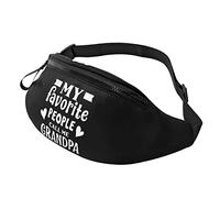 Sac À Poitrine Mes Personnes Préférées M'Appellent Grand-Père Loisir Sac De Sport Vélo Portable Waist Pack Pour D'Entraînement Outdoor Randonnée 14X35Cm