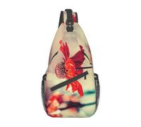 Sac À Poitrine Pétales De Boutons Floraux Sac À Main Multifonction Pochette Epaule Anti-Vol Sacs Bandoulière Pour Voyages Course À Pied Randonnée