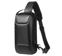 Sac à poitrine - Sac à dos d'élingue à bandoulière, à dos de voyage à l'épaule | polyvalent anti-vol avec port de charge USB, verrouillage de mot de passe, pack décontracté léger pour hommes r
