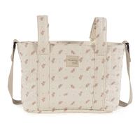 Sac à poussette crossbody ecru, rose TU