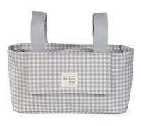 Sac à poussette i love vichy gris