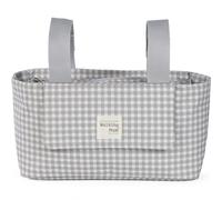 Sac à poussette i love vichy gris