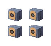 Sac à poussière 4 pièces, Compatible for Eufy, Clean X8 X8 Pro SES / X10 X10 Pro Omni Station auto-vide remplacement de pièce d'aspirateur robot