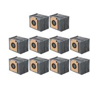 Sac à poussière à 4 couches Compatible avec l'aspirateur Robot Eufy Clean X8 Pro, Station de remplacement auto-vide, pièce de rechange for balayeuse Robot (Color : 10 PACK)
