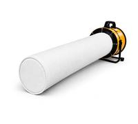 Sac à poussière classe M - Polyester aiguilleté réutilisable - Tuyau filtrant de 3,5 m pour ventilation de chantier, aspiration de poussière et ventilateurs de chantier - DN205 / DN305 (DN305 x 3,50)