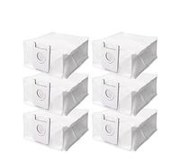 Sac à poussière compatible avec Roidmi EVE Plus Accessoires Robot Aspirateur Brosse principale Mop Sac en tissu Compatible avec les pièces de rechange for aspirateur (Color : 6pcs)