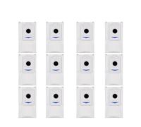 Sac à poussière de filtre HEPA de stérilisation de vadrouille de brosse latérale for Ecovacs Deebot X2 / X2 Omni / X2 Pro / DEX86 accessoires de pièces de rechange (Color : 12 Dust Bags)