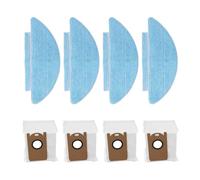 Sac à poussière en plastique for balai-serpillière, compatible avec LARESAR, Clean for L6 Nex, Lubluelu, SG60 for SL60 for SL60D SL61, et Tikom, aspirateur robot L9000.