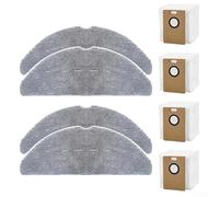 Sac à poussière et chiffon pour aspirateur Lubluelu B40/B40 Plus, ramasse efficacement la saleté, la poussière, les débris, collecte efficace de la poussière