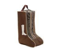 Sac à poussière pour bottes - Organiseur pour bottes hautes avec fermeture éclair et poignée - Organiseur de garde-robe, sac de protection, housses de chaussures pour la maison, marron, Voir