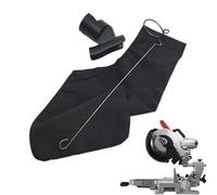 Sac à poussière pour scie à onglet - Sac à poussière léger filaire réglable grande capacité | Pochette collecteur de déchets, fournitures de travail du bois pour machine à marbre, Sortie d'air à fond