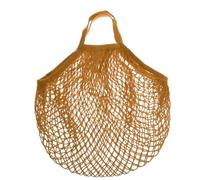 Sac à provisions en maille de coton, sac fourre-tout réutilisable en filet, plusieurs couleurs, doré, Large
